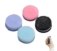 4 Piezas Taba Squishy, Fufu Squishy Juguetes Forma de Biscuit Aliviar el Estrés de Galletas, Oreo Squishy Fidget Toys Silicona Squeeze Juguetes, Anti-Stress Ball para Adultos y Niños (Regular)