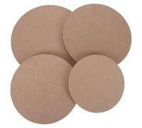 4 Piezas Tablas Redondas Bordes Pulidos y Superficie Suave | Protección sin Rayaduras, Apilado Seguro, Adecuado para Artistas de Arcilla y Talleres de Cerámica