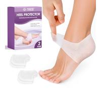 4 Piezas Taloneras Silicona para Zapatos,Calcetin Taloneras de Gel Hidratantes, Protector Talón Transpirable y Suave,evita ampollas, talones agrietados,Ideal para Hombres y Mujeres (2 Pares)