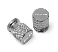 4 Piezas Tapa de Válvula de Neumático para Citroen C4 X 2022-, Auto Tapones de Válvula de Neumático Tapas de Polvo de Rueda,F