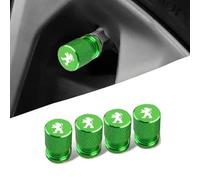 4 Piezas Tapa de Válvula de Neumático para Peugeot 308 SW 2015-2020, Auto Tapones de Válvula de Neumático Tapas de Polvo de Rueda,G