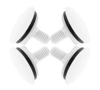 4 Piezas Tapa para Orificio de Grifo de Fregadero 13-35mm, Color Blanco | ABS, Ajuste y Montaje Rápido, Acabado Pulido Moderno para Lavabos, Bañeras y Cocina