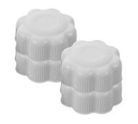 4 Piezas Tapa Tornillos para Toboganes Infantiles, Flor 2, 7cm | Piezas de Repuesto para Fijación, Interior 2, 7cm, Estabilidad Mejorada, Uso en Centro Educativo y Patio