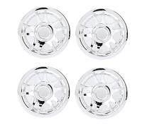 4 Piezas Tapacubos de Rueda de 8 Pulgadas Protector de Llanta de Tapacubos Completamente Envolvente Negro Tapacubos de Rueda de Coche Material ABS Accesorios Exteriores Reemplazo de Cubierta de Llanta