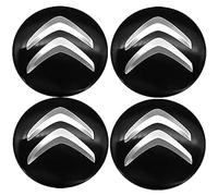 4 Piezas Tapas Centrales para Citroen C4 Grand Picasso C3 C5 Berlingo 56MM, Tapacubos Tapas Centrales Llantas Llanta de Neumáticos Embellecedoras Centro Cubre Rueda pegatina