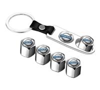 4 Piezas Tapones de Válvula de Coche para Volvo XC40 XC60 XC90 V60 V90 S60 S90, Tapas de Válvula para Presión Estable de Neumáticos, Valvula Rueda Coche, Accesorios para Coche