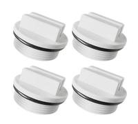 4 Piezas Tapones para Invierno，1,5 Pulgadas,Juego De Tapones De Drenaje para Piscina Tapón Anticongelante De Reflujo Roscado，Protección contra Congelación Piscinas
