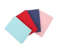 4 Piezas Tela para Punto de Cruz de Lino y Algodón, Color Liso | Base Ligera para Bordado y Costura, Uso Personal y Principiantes, Adecuado para Murales Colgantes