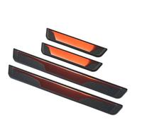 4 Piezas Tiras Umbrales De Puertas Coche para Renault Austral 2022-, Protectoras Umbral Puerta Antiarañazos Guardias Borde Decoración Accesorios,D/Red