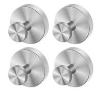 4 Piezas toalleros sin taladrar, Gancho de Ventosa para Cocina y baño, toallero Reutilizable con Ventosa, Gancho de Pared, Gancho Fuerte, Gancho Multifuncional para Albornoz, Gancho para Abrigo,