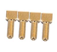 4 Piezas Tornillo Rana para Bastón de Violín Dorado Repuesto Reparación