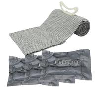 4 Piezas Torniquete Tactico Vendaje Israeli, 6 Pulgadas Gris Funda Torniquete Torniquete Homologado, PoliéSter Tourniquet Militar para Heridas Traumáticas Israeli Vendaje Hemostático, para Exteriores
