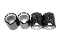 4 Piezas Tubo Escape Actualizar MP Punta Tubo Escape Silenciador Fibra Carbono Negro Boquilla Cabezal Escape ParaBMW M2 F87 M3 F80 M4 F82 F83(Matte Silver B)