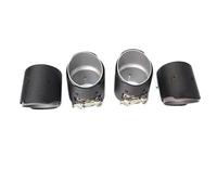 4 Piezas Tubo Escape Actualizar MP Punta Tubo Escape Silenciador Fibra Carbono Negro Boquilla Cabezal Escape ParaBMW M2 F87 M3 F80 M4 F82 F83(Matte A)