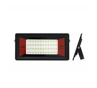 4 PIEZAS Ultra delgada de inundación 5 0W 100W LED Luz de inundación al aire libre IP65 Impermeable DIRIGIÓ Lámpara de calles iluminación paisajista ,Excelente disipación del calor(Cool,50W BLACK SHEL