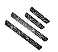 4 Piezas Umbral Puerta Coche Acero Inoxidable para VW Taigo Tiguan Tiguan Allspace Touareg Touran Up, Pegatinas Antiarañazos Puertas, contra Abrasión Puerta Tira Pedal,Carbon Fiber