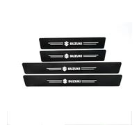 4 Piezas Umbrales Puerta Coche Placas Protección para Suzuki Swift IV Year of Manufacture 2010 2011-2017, Decoración para Estribos de Coche de Fibra de Carbono Antiarañazos