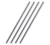 4 Piezas Varilla Agitadora de Grafito Cilíndrica Negra | Resistente al Calor, Superficie Lisa y Densa, para Electrólisis Casera y Soluciones Electrolíticas