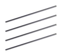 4 Piezas Varilla Agitadora de Grafito Negra 300x8 MM | Cilíndrica y Redonda, Superficie Lisa y Densa, para Crisoles, Hornos de Tubo y Estudios Electroquímicos
