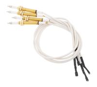 4 Piezas Varilla de Encendido Cerámica Cable para Horno de Gas | Pieza de Recambio para Cocina Empotrada, Detección Precisa de Llama, Reparación Doméstica y Mantenimiento