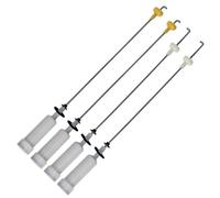 4 Piezas Varilla De Suspensión Lavadora Compatible Con Midea | Piezas De Electrodomésticos Para Lavadora 52,7 Cm 56,5 Cm 58cm 61cm(61cm)