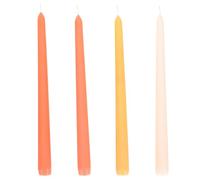 4 Piezas Vela Aromática Larga Naranja de Cera Vegetal