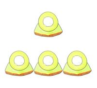 4 piezas Visera para Casco de Seguridad Malla, Protección Solar UV | Cobertura de Cuello y Tiras Reflectantes, Talla 47x41x24cm, Amarillo para Obra
