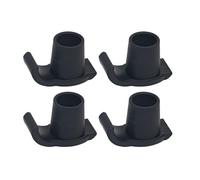 4 piezas Walker Gliders Skis Pies de goma para personas mayores ayuda de movilidad Accesorios reutilizables posavasos para la mayoría de posavasos
