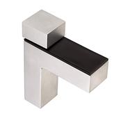 4 piezas x SO-TECH® Soporte para Estantería HULK Cromo mate para Estantería de Cristal o Madera Espesor max. 45 mm