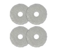 (4 piezas) X20+ Almohadillas de repuesto para aspiradora robot Xiaomi X20+/ X20 Plus/ 1S/ S20 plus/ S20+/ X10+/ X20 pro, paños de repuesto lavables, kit de accesorios para mopas