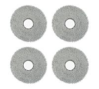 (4 Piezas) X50 Ultra Almohadillas de Repuesto Compatibles con Dreame X50 Ultra/ X40 Ultra/ X30 Ultra/ L10s Ultra/ L10s Pro Gen 2/ L10s Pro Ultra/ L10s Plus/ L40 Ultra Robot Vacuum, Paños de Repuesto