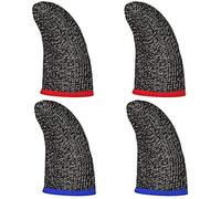 4 piezasPUBG Finger Sleeves Juego de Mangas para el Dedo del Juego Móvil Game Thumb Sleeve Pantalla táctil de Dedo Manga Transpirable Disparos sensibles al Sudor estilo26