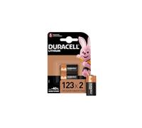 4 pilas Duracell 123 de litio (2 blísters de 2 baterías) 4 pilas