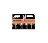 4 pilas Duracell C+ (1 blíster de 4 pilas), 4 pilas (LR14/MN1400/media linterna/Baby 1,5 V)