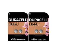 Duracell Pilas LR44 A76 V13GA 76A - 4 unidades (2 blísters de 2 baterías)