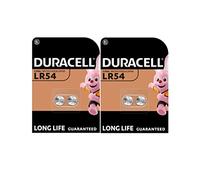 4 pilas Duracell LR54 LR1130 V10GA 189 191 (2 blísters de 2 baterías) 4 pilas