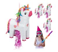 4 piñatas unicornio para rellenar Juego fiesta para niñas Celebración cumpleaños