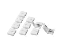 4 pines RGB 5050 luz de tira del LED Adaptador de conector sin soldadura Para 5050SMD No-impermeable RGB llevó la tira 10PCS