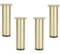 4 Pini per Divano Reabili Supporto Rotondo in Lega di Alluminio con Viti Cuscini di Rialzo in Metallo Dimensioni 18cm/7.1in e 15cm/5.9in Ideali per Sostituzione e Riparazione.