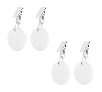 4 pinzas decorativas y funcionales para mantel de mármol para picnics al aire libre y mesa de comedor en casa, diseño elegante, clip para mantel de picnic al aire libre