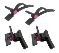 4 pinzas para el cabello compatibles con secador de pelo Dyson y Airwrap Styler, 2 pinzas anchas para el pelo y 2 pinzas para el pelo (rosa)