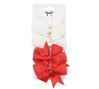 4 pinzas para el pelo de tela, bonitas y bonitas pinzas laterales hechas a mano con hermosos lazos