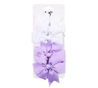 4 pinzas para el pelo de tela, bonitas y bonitas pinzas laterales hechas a mano con hermosos lazos B