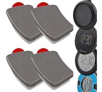 4 placas de metal de repuesto para OOONO CO-Driver NO2, P-DISC NO1 + NO2, soporte de advertencia de flash para disco de aparcamiento