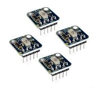 4 placas de sensor de luz ambiental VEML7700 con protocolo de comunicación I2C para uso con fotones de partículas Arduino y otras plataformas MCU (ya soldadas)