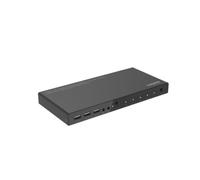 4-Port HDMI KVM Switch, 4K 60Hz, 4x1, 4:4:4, 18Gbps, HDCP 2.2/1.4, USB 2.0, Audio & Microphone, 3D Support