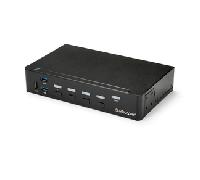 Switch KVM - StarTech.com SV431HDU3A2 Switch Conmutador KVM 4 Puertos HDMI HD con USB 3.0
