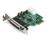 StarTech Tarjeta adaptadora PCI Express PEX4S953LP – 4 puertos RS232 – AX99100 – Perfil bajo