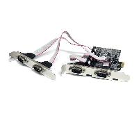 Startech Tarjeta Adaptadora Pex4s553 Pcie Db9 One Size Silver
