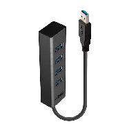 Lindy Hub USB 3.0 de 4 Puertos